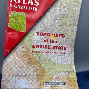 Delorme Arizona Atlas & Gazetteer 1999 Mapping
